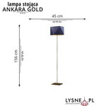 Lampa stojąca ANKARA GOLD