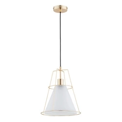 Lampa wisząca ALFA BOMI GLASS ZŁOTA 1xE27 28cm | 61280