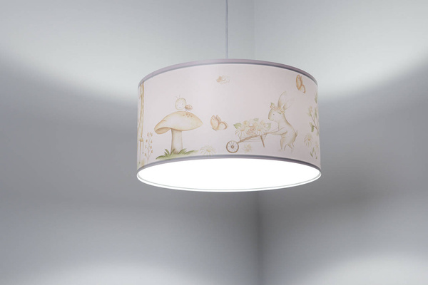 Lampa sufitowa do pokoju dziecka w stylu Boho Leśni Przyjaciele 30 cm