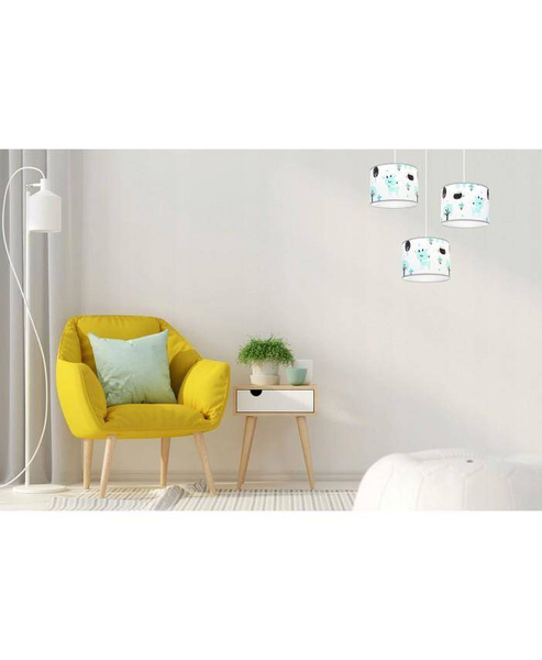 Lampa wisząca do pokoju dziecka 3-punktowa Bambi 3xE27 Led