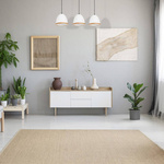 Lampa wisząca nowoczesna zwis STUDIO III biały szer. 65cm