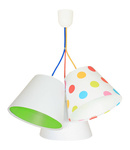 Lampa sufitowa do pokoju dziewczynki i chłopca w grochy