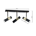 Lampa wisząca DALLAS GOLD 3xGU10 Listwa MLP6547