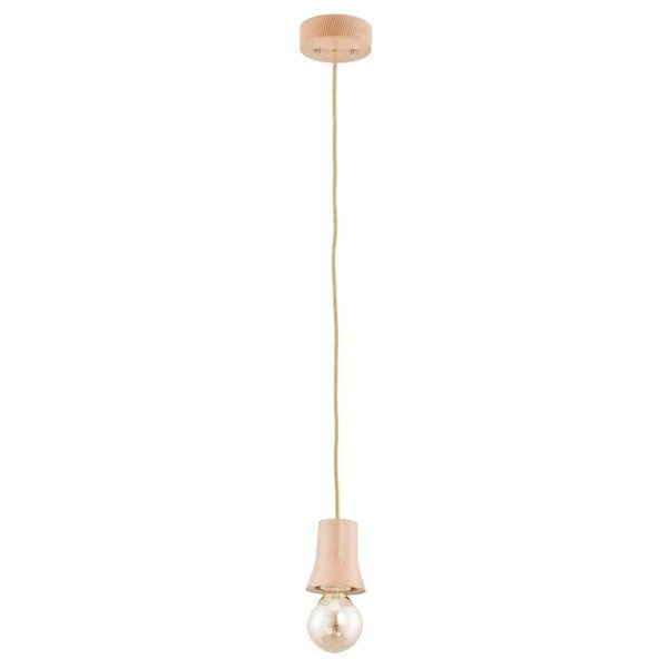 Drewniana lampa ARDEN drewno śr. 11cm