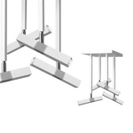 Lampa sufitowa CASTRO WHITE / CHROME 4xG9 MLP65600