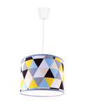 Lampa do pokoju dziecka z kolorowym z abażurem 