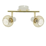 Lampa ścienna 2xE14 26cm Oslo 92-61805 Listwa Biały/Złoty