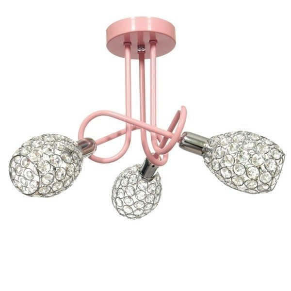 Lampa do pokoju dziewczynki różowa Amelia 