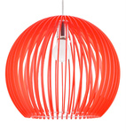LAMPA SUFITOWA WISZĄCA CANDELLUX HAGA 31-50413  E27  CZERWONY