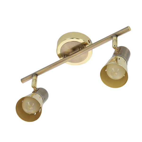 Lampa ścienna Candellux Arena 92-84487 listwa E14 złoto patyna