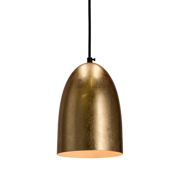 IICARO LAMPA WISZĄCA CZARNY 1X40W E27 KLOSZ ZŁOTY