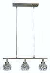 Lampa sufitowa Candellux 33-27408 Gira 3X40 G9 satyna nikiel