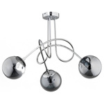Nowoczesna lampa sufitowa TANGO GLASS OP. OŚW. 3 PŁ