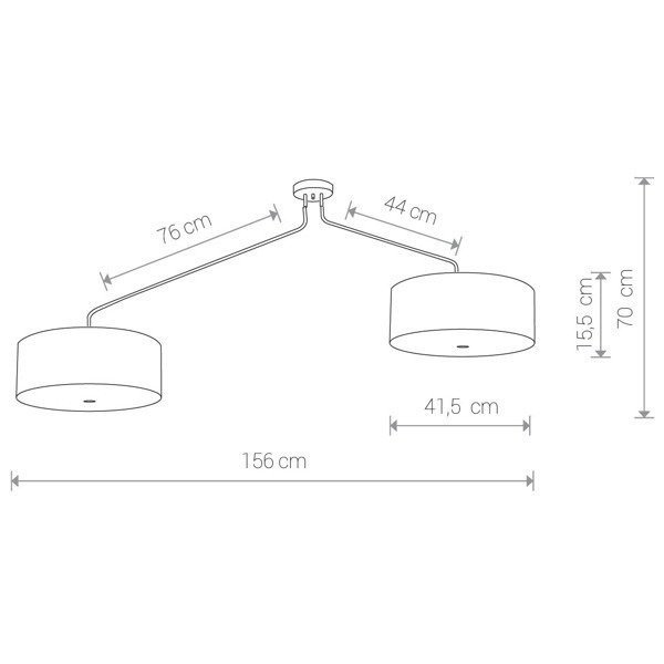 Lampa sufitowa HAWK WHITE