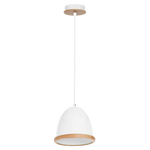 Lampa wisząca nowoczesna zwis STUDIO biały śr. 21cm