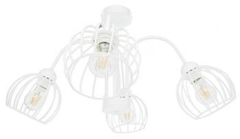 SUFITOWA LAMPA ARCANA 4 BIAŁA KULA