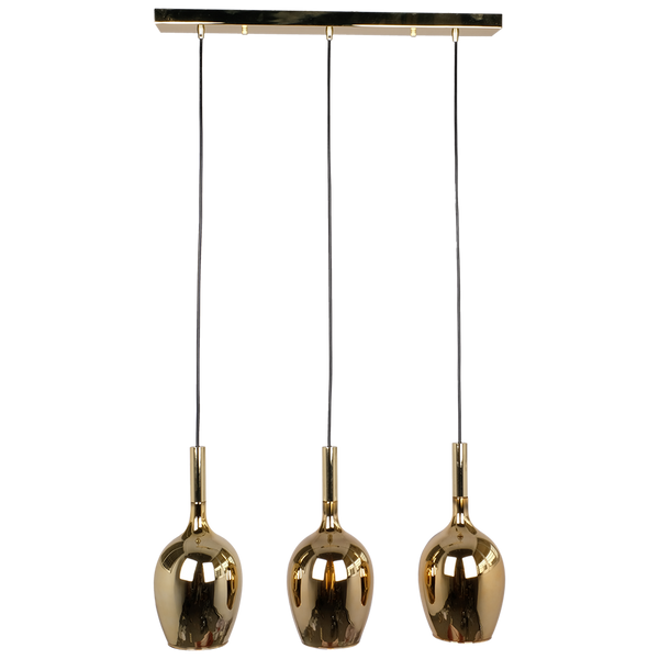 Lampa wisząca LUGANO, złota, 3x40W E14, ML8816