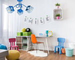 Lampa do pokoju dziecięcego Edison Koszyk Kwadrat 3