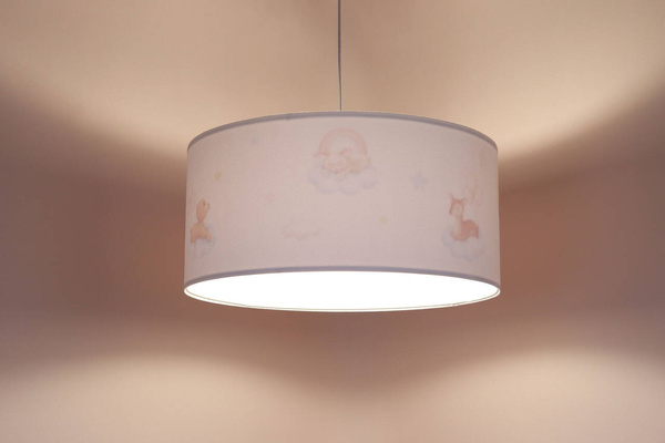 Lampa dziecięca Leśni Przyjaciele i Chmurki 60 cm