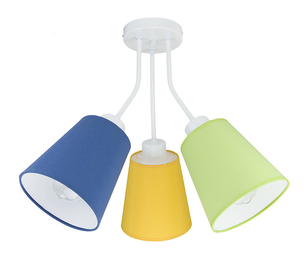 Lampa sufitowa do pokoju dziecięcego kolorowa Bloom 3