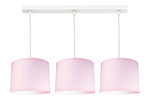 Lampa sufitowa do pokoju dziewczynki różowa regulowane abażury Pink 3xE27 Led