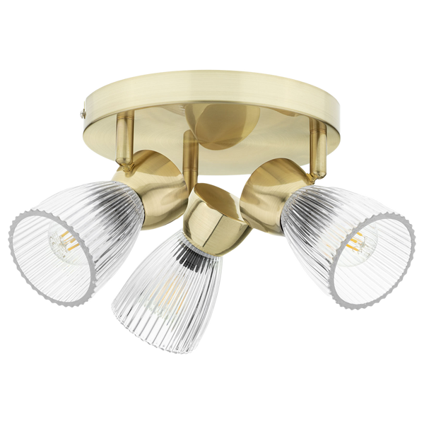 Lampa sufitowa BEST GOLD 3xE14 (round)