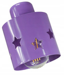 Lampa sufitowa do pokoju dziecka fioletowa Star Loft 3