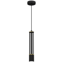 Lampa wisząca ESTILO, MLP8409. czarny/złoty, 1x40W GU10