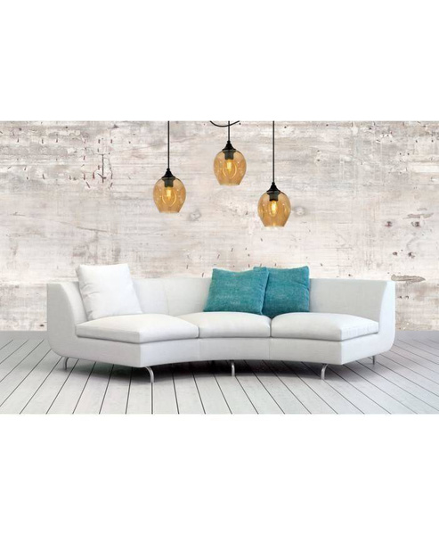 Lampa wisząca ze szklanymi kloszami nowoczesna typ Pająk 3xE27 Led 