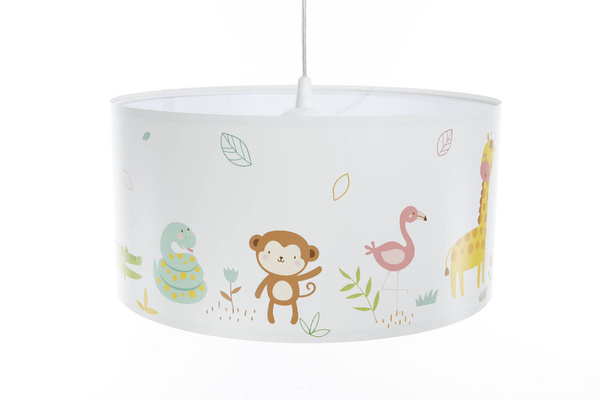 Lampa sufitowa dziecięca Wesołe Zwierzaki  średnica 60 cm