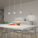 Lampa wisząca ARENA, MLP7779, biały/srebrny,  3x11W GX53