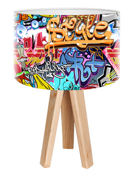 Lampa stołowa młodzieżowa Graffiti