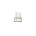 Nowoczesna lampa wisząca VENEZIA WHITE 1xE27 MLP5437