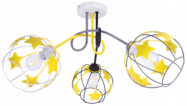 Lampa sufitowa do pokoju dziecka w gwiazdki Edison