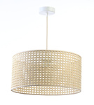 Lampa w stylu Boho Rotang z naturalnego ratanu- średnica 40 cm 