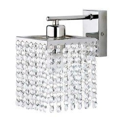 Kinkiet kryształowy MOSS chrom