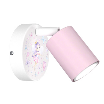 Lampa ścienna do pokoju dziewczynki Wróżka GU10