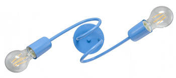 Lampa ścienna do pokoju dziecka niebieska  Mondo 2