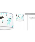 Lampa do pokoju dziecięcego z abażurem regulowana 
