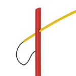 Lampa podłogowa POISE multicolour B E27 wys.230cm dług.255cm przewód 270cm włącznik | 11430