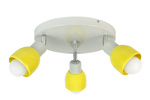 Lampa sufitowa do pokoju dziewczynki różowo-biała Trik 3