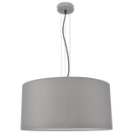 NOWOCZESNA LAMPA SUFITOWA BARI GREY 3xE27 MLP4686