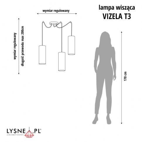 Lampa do pokoju dziecięcego fioletowe abażury typ pająk VIZELA T3