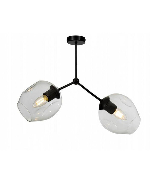 Nowoczesna lampa sufitowa w stylu Loft  szklane klosze 
