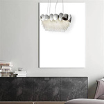 Lampa wisząca żyrandol glamour LORD II CHROME ML5731