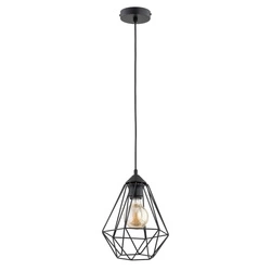 Lampa wisząca ALFA KOSMOS CZARNA 1xE27 20cm | 60972