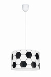Lampa wisząca do pokoju dziecka z motywem piłki nożnej - średnica 35 cm plus denko maskujące