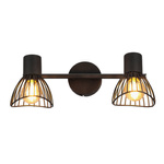 Lampa ścienna listwa 2xE14 39cm czarny FLY 92-61898