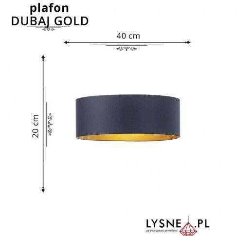 Plafoniera DUBAJ fi - 40 cm GOLD