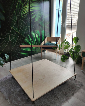 Podwieszany Sprzęt Gimnastyczny Platforma Balansująca Drewniana